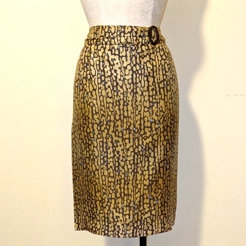 Beautiful Pendleton Silk Pencil Skirt